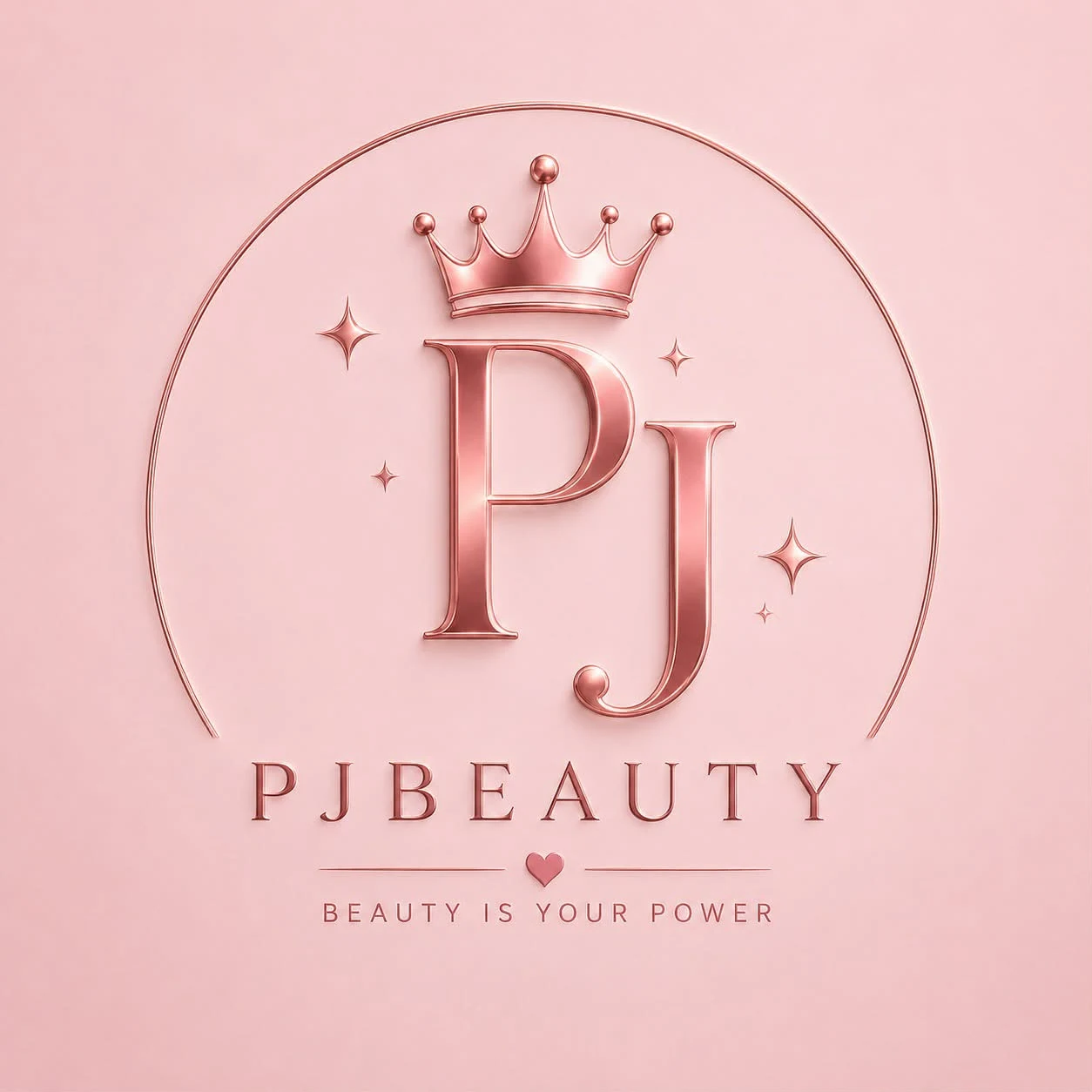 PJ Beauty — Original crowned PJ Beauty logo
