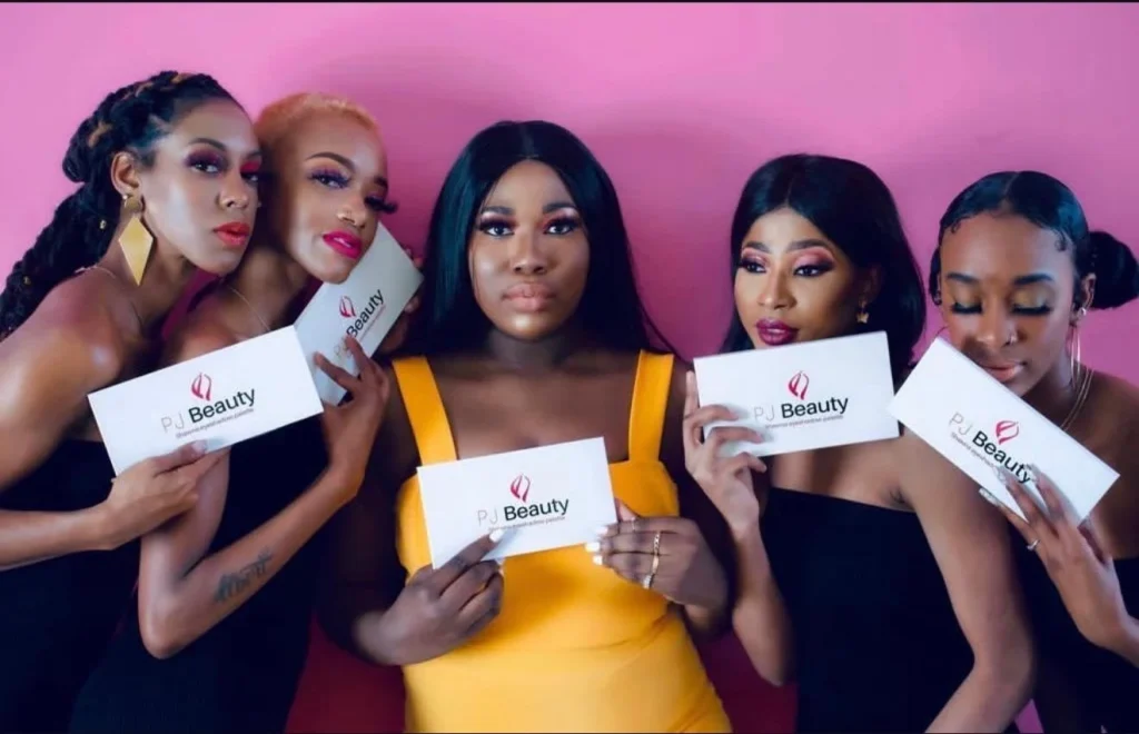 PJ Beauty — Group campaign pink